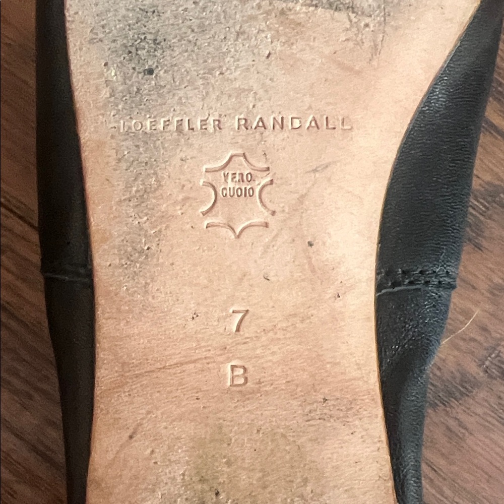 Black Leonie Ballet Flats - Picture 4 of 7